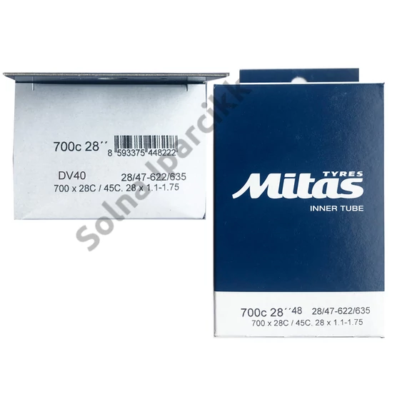 700x28-45C DV40 (28/47-622/635) (28x1,1-1,75) MITAS tömlő