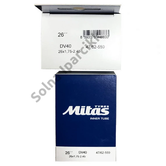 26x1,75-2,45 DV40 (47/62-559) MITAS tömlő