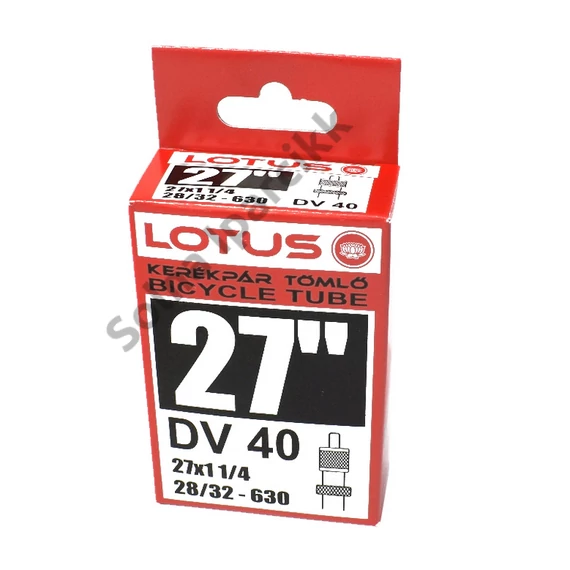 27x1 1/4 DV40 (28/32-622/630) LOTUS tömlő
