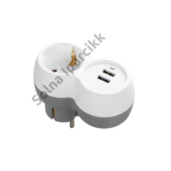 Technik Professional Elosztó Fali 1 utas + 2 USB-A 16A