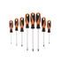 Kép 1/3 - KENDO csavarhúzó készlet 8r. SL+PH+PZ mágneses CrV No.85115