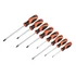 Kép 2/3 - KENDO csavarhúzó készlet 8r. SL+PH+PZ mágneses CrV No.85115