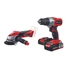 Kép 1/4 - EINHELL TE-CD 18/2 + TE-AG 18/2 Li 2x1,5Ah akkus szett