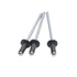 Kép 1/2 - Antracit festett 3,2x8 mm alu-acél nyitott fgf. Húzószegecs