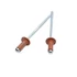 Kép 1/2 - Rézbarna festett 3,2x8 mm alu-acél nyitott fgf. Húzószegecs