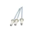 Kép 1/2 - Fehér festett 3,2x8 mm alu-acél nyitott fgf. húzószegecs 