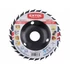 Kép 2/2 - EXTOL PREMIUM faforgácsoló korong; max 13000 ford/perc, sarokcsiszolóhoz, fém, 125×22,2mm, fa vágás/csiszolásához