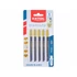 Kép 2/2 - EXTOL PREMIUM dekopírlap, 5db, Bosch befogás, HCS; 75×8×1,5mm, 2,5mm fogtáv, köszörült, fordított állású fogak, egyenes vágás, puhafáh