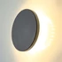 Kép 2/2 - Modee LED Fali Lámpa (LWL0014) 6W IP65 D130x42mm 4000K (800 lumen) Fekete