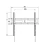 Kép 2/2 - Well TVS-LCD-FXS60-WL Fali konzol 23"- 60", (58 – 152 cm)